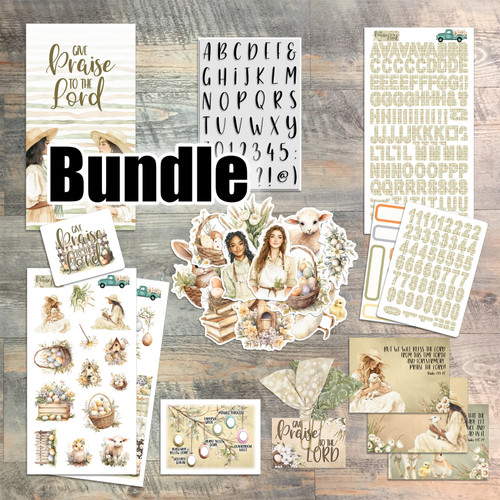 Bundle Listing for "Give Praise to the Lord" Kit and Coordinating Items