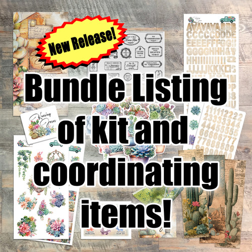 Bundle Listing for "Knowing Jesus" Kit and Coordinating Items