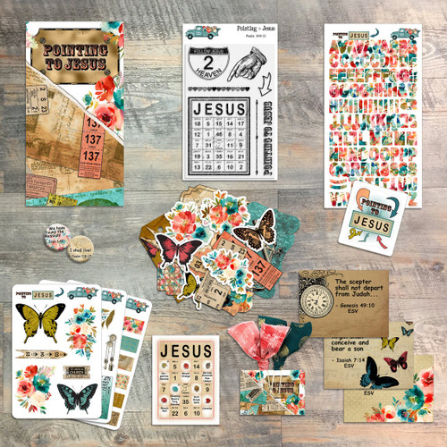 Pointing to Jesus - Devotional Kit for Bible Journaling from ByTheWell4God