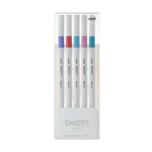 Set No. 5 - EMOTT Fineliner Pen Set - 5 Pen Set