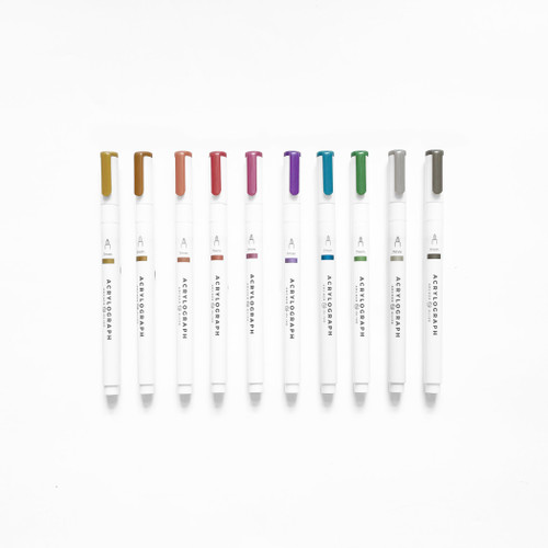 Acrylograph Pens Metallic Collection 3.0mm Tip