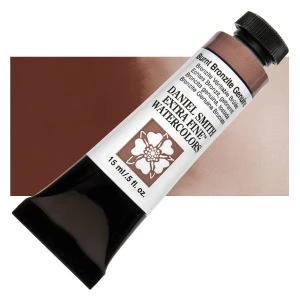 Daniel Smith: PrimaTek, Burnt Bronzite Genuine - Extra Fine Watercolors Tube, 15ml