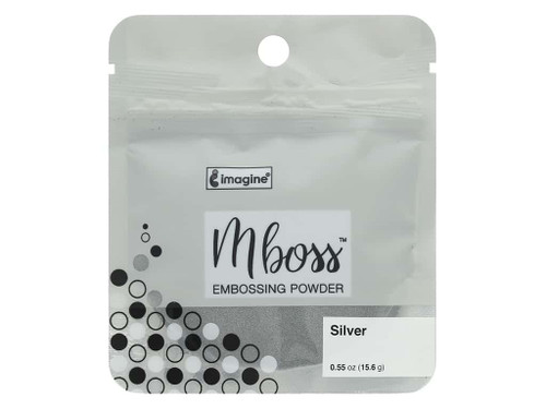 Imagine Crafts Mboss Powder .55 oz  - Silver