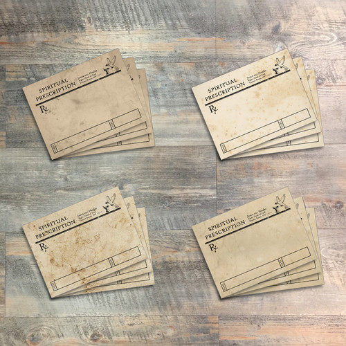Neutral, Shop Classics Journaling Cards - Spiritual Prescription Cards - Journaling Cards - 12 3x4 Journaling Cards