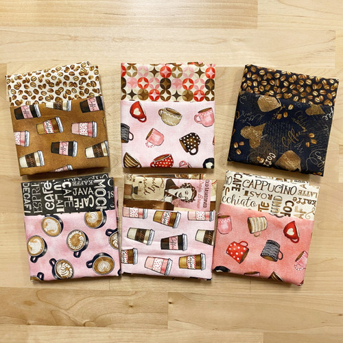 Coffee Themed Fabric Packs