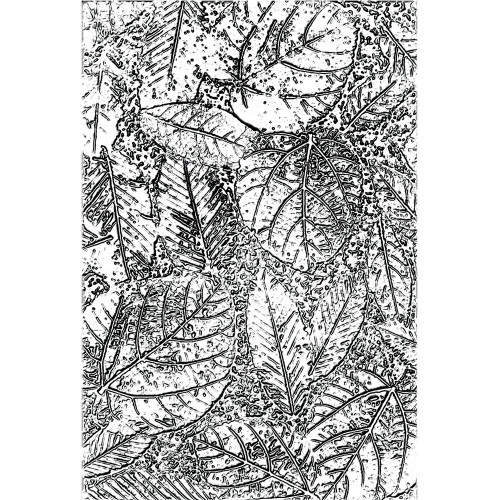 Foliage - Sizzix - 3D Texture Fades - Embossing Folder - by Tim Holtz