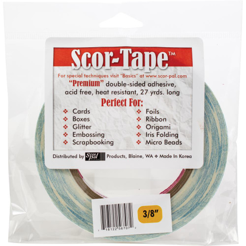 Scor-Tape - 3/8" - Perfect for Bible Journaling and Crafts