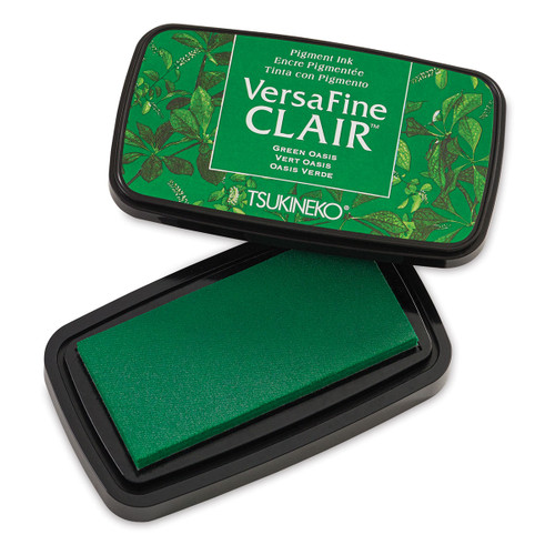 VersaFine Clair Inkpad by Tsukineko - Ink Pad:  Green Oasis