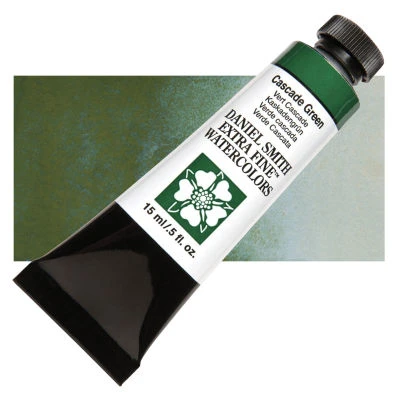 Daniel Smith: Cascade Green - Extra Fine Watercolors Tube, 15ml