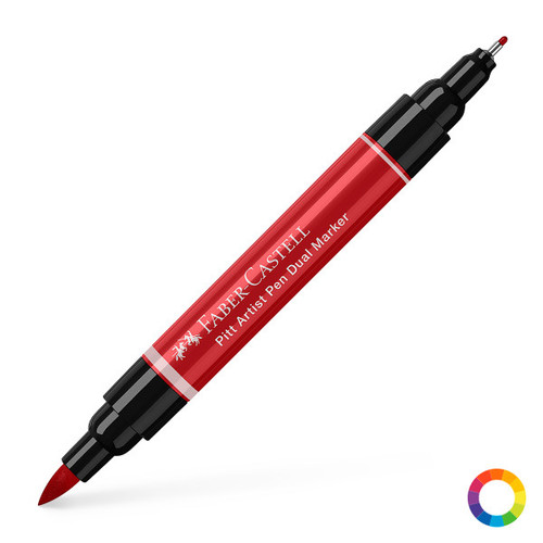 219 Deep Scarlet Red - Pitt Artist Pen Dual Marker - Faber Castell