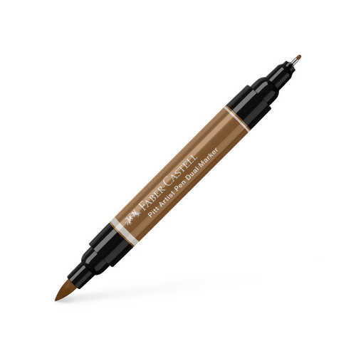 180 Raw Umber - Buy 4, Get 1 Free - Pitt Artist Pen Dual Marker - Faber Castell