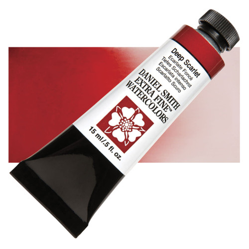 Daniel Smith: Deep Scarlet - Extra Fine Watercolors Tube, 15ml
