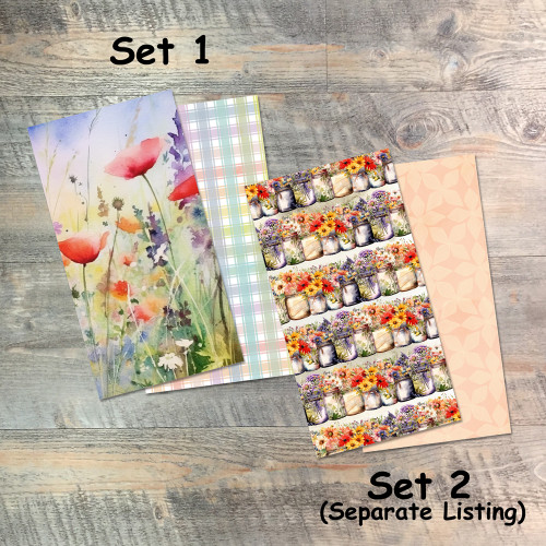 Journal Set 1 - Tempted - Blank Journal Set  - Pair of Custom Travelers Notebook Inserts - 2 Notebook Inserts - Inserts for Dori