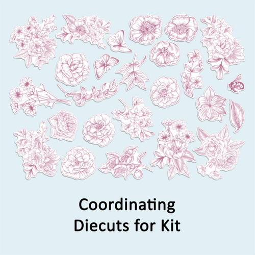 Coordinating Die Cut Set for  "By Invitation Only"