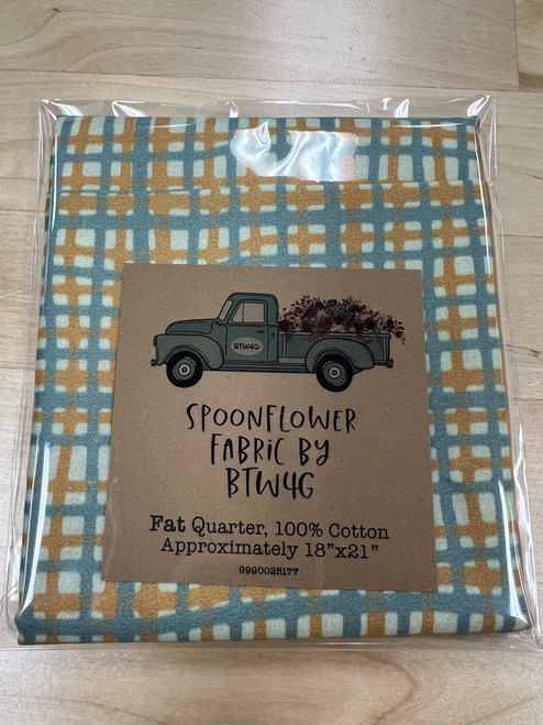 "Fit For The Master's Use"   Plaid Fat Quarter