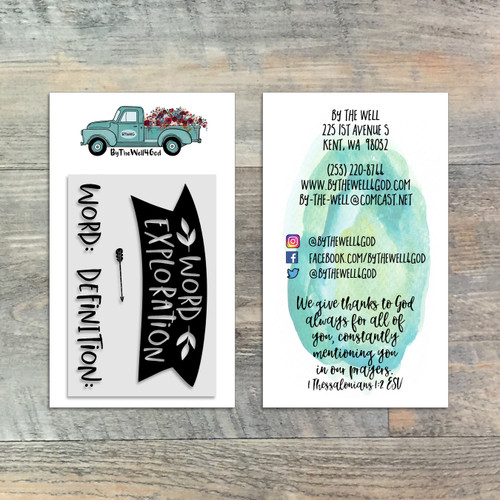 Word Exploration - 2x3 Stamp - ByTheWell4God