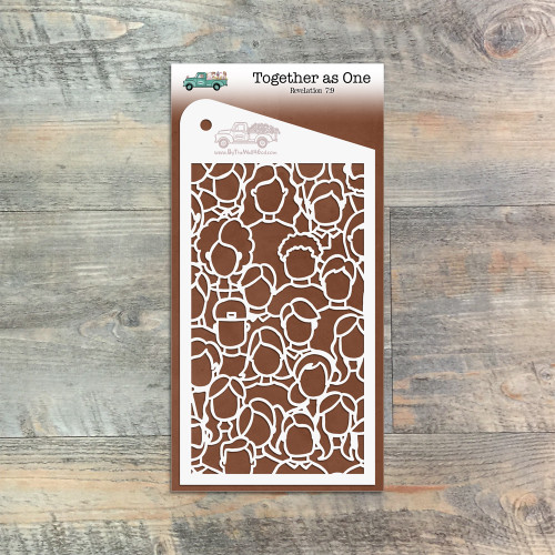 Together As One - Custom stencil to coordinate with Together - ByTheWell4God