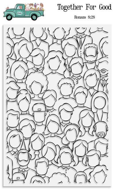Together For Good - 1 Piece Stamp Set - 4x6 Stamp Set