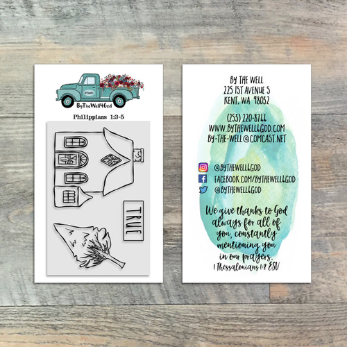 Tiny House - 2x3 Stamp - ByTheWell4God