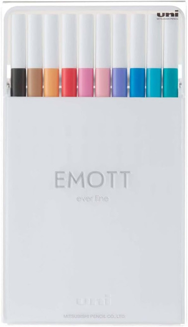 Set No. 2 - EMOTT Fineliner Pen Set - 10 Pen Set