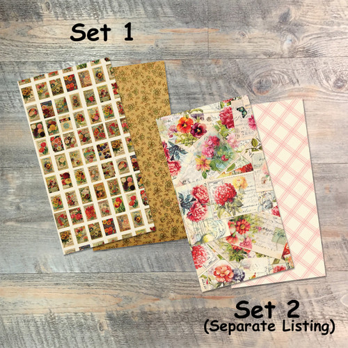 Journal Set 1 - Growing In Truth- Blank Journal Set  - Pair of Custom Travelers Notebook Inserts - 2 Notebook Inserts - Inserts for Dori