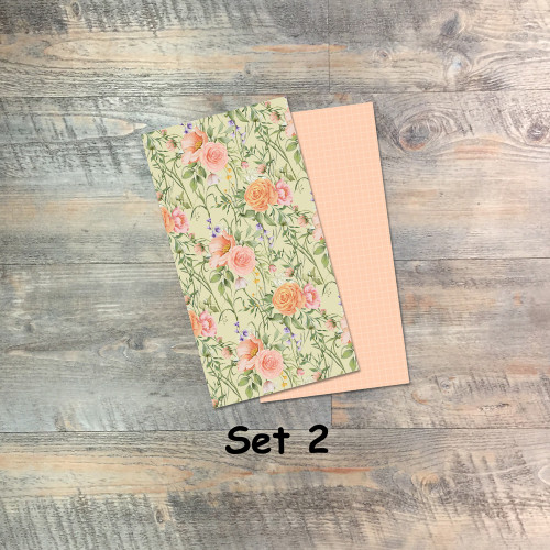 Journal Set 2 - Unchanging Majesty - Blank Journal Set - Pair of Custom Travelers Notebook Inserts - 2 Notebook Inserts - Inserts for Dori