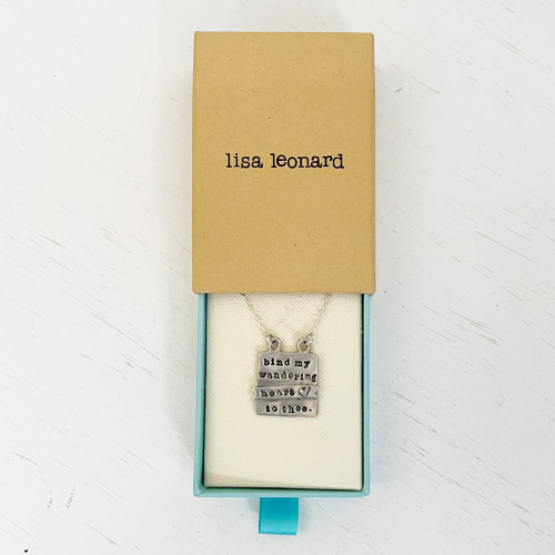 Bind My Heart Necklace {Pewter}