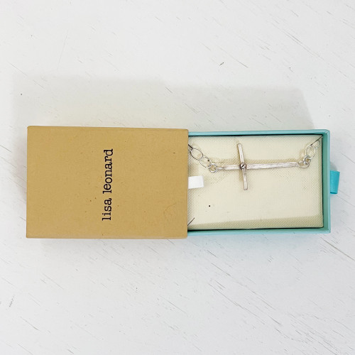 Large Cross Bracelet {Sterling Silver}