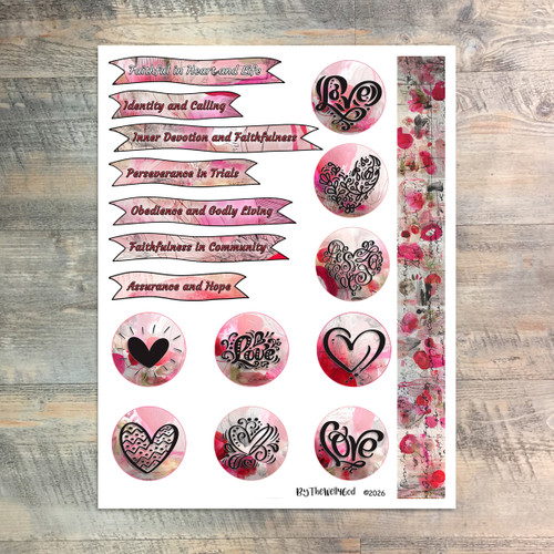 Digital Collection for "Faithful in Heart and Life" Scripture Writing, February 2026