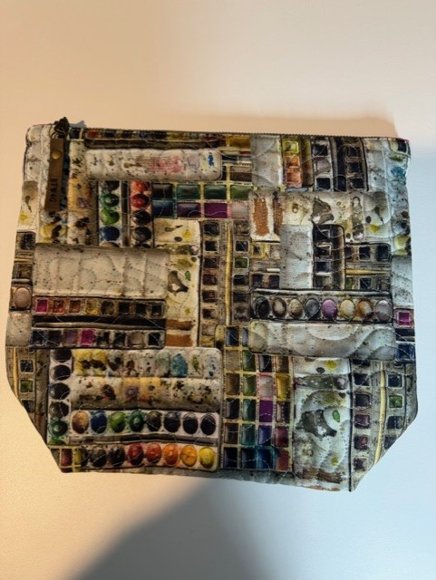 Quilted Bag - Tim Holtz Watercolor Palette - Large 11.5 x 11.5