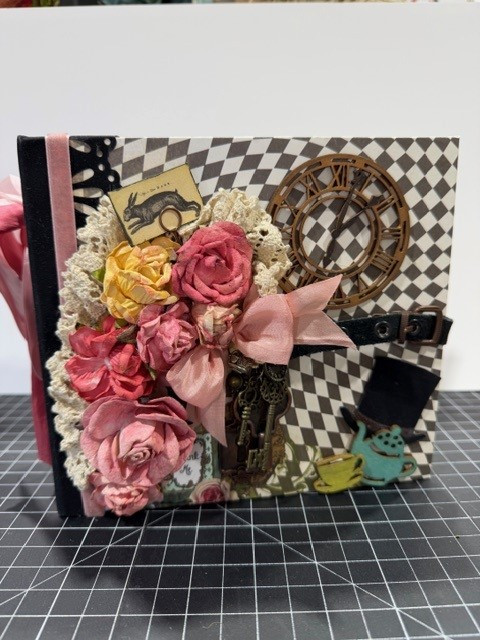 Handcrafted by Lori Album/Journal  -  Tea Party