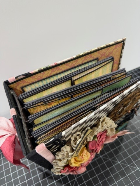 Handcrafted by Lori Album/Journal  -  Tea Party