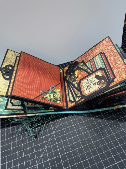 Handcrafted by Lori Album/Journal  -  Raining Cats & Dogs