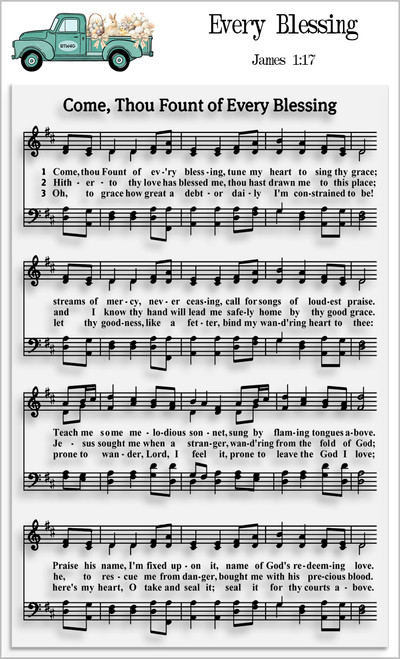 Every Blessing - 1 Piece Stamp Set - 4x6 Stamp Set