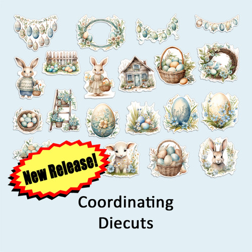 Coordinating Die Cut Set for Give Praise To The Lord