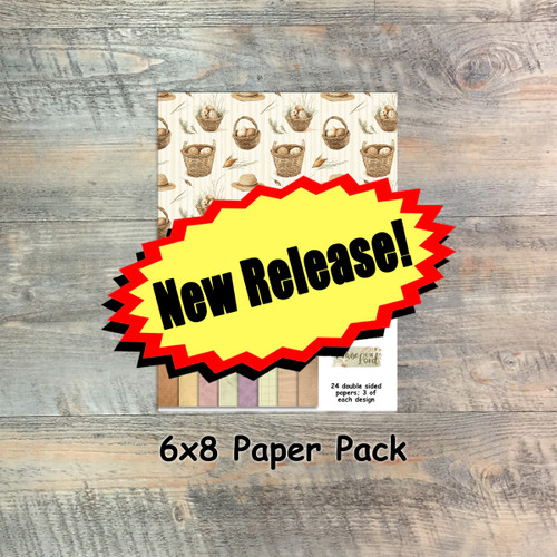 Give Praise To The Lord - Paper Collection - 24 Double Sided 6x8 Papers - Coordinates with Kit