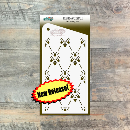 BEE-autiful - Custom stencil to coordinate with The Way Back Home - ByTheWell4God