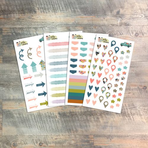 Study Bits Coordinating Sticker Pack forThe Way Back Home