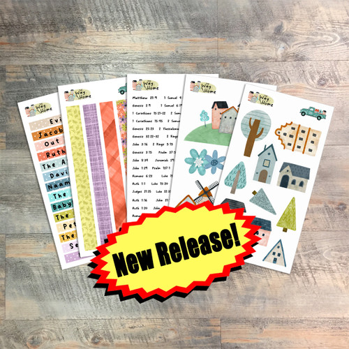 Extra Coordinating Sticker Pack for The Way Back Home