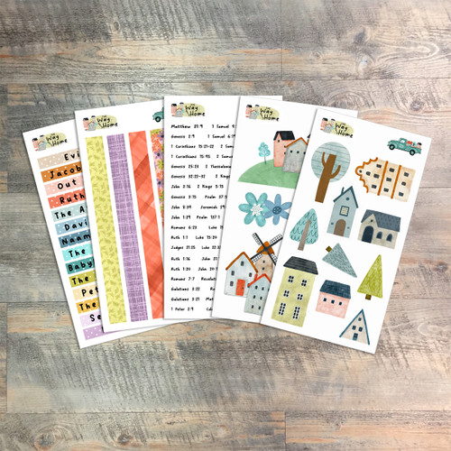 Extra Coordinating Sticker Pack for The Way Back Home