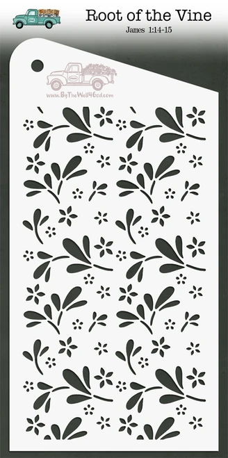 Root of the Vine - Custom stencil to coordinate with The Seven Deadly Sins - ByTheWell4God