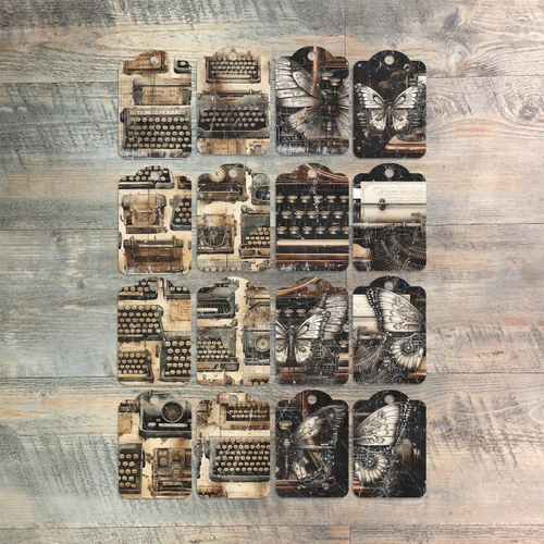 Coordinating Die Cut Tags for The Seven Deadly Sins