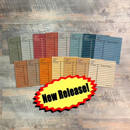 The Seven Deadly Sins Library Cards - Set of 15 Library Cards - Journaling Cards