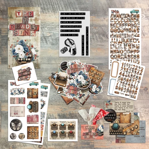 The 7 Deadly Sin - Devotional Kit for Bible Journaling