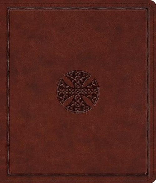 ESV Double Column Journaling Bible (Trutone, Brown, Mosaic Cross Design) , Bible Journaling for Illustrating your Faith