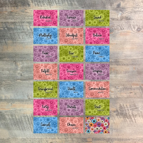 Set 2 Mini Flash Cards forTo Walk In Obedience - 20 2x3 Flash Cards  to Match Kit
