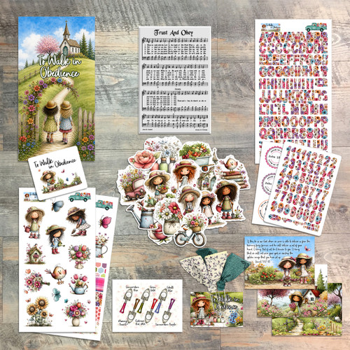 To Walk in Obedience - Devotional Kit for Bible Journaling