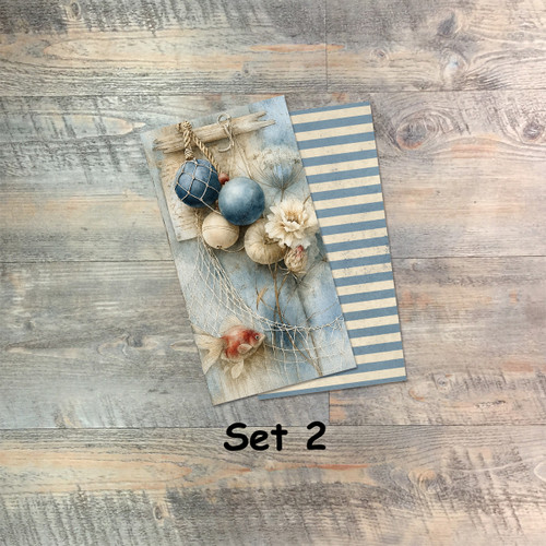 Journal Set 2 - As He Said - Blank Journal Set - Pair of Custom Travelers Notebook Inserts - 2 Notebook Inserts - Inserts for Dori