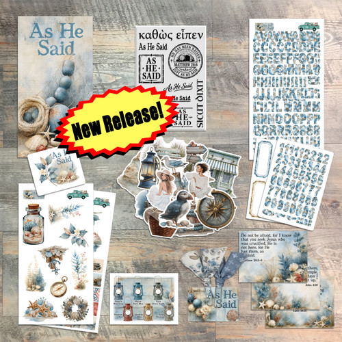 As He Said - Devotional Kit for Bible Journaling