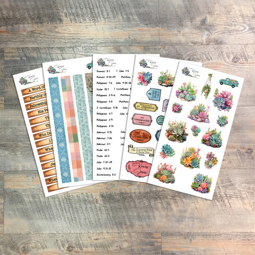 Extra Coordinating Sticker Pack for Knowing Jesus
